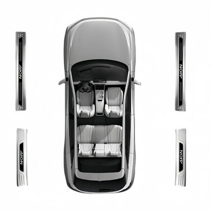 Stainless Steel Door & Trunk Sill Protector for Aion UT/RT/V - NICE EVS