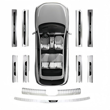Stainless Steel Door & Trunk Sill Protector for Aion UT/RT/V - NICE EVS