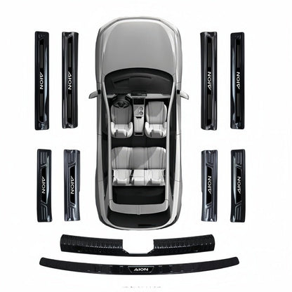 Stainless Steel Door & Trunk Sill Protector for Aion UT/RT/V - NICE EVS