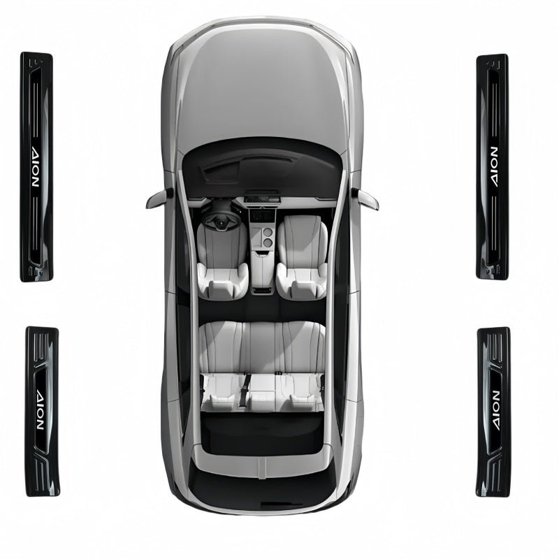 Stainless Steel Door & Trunk Sill Protector for Aion UT/RT/V - NICE EVS