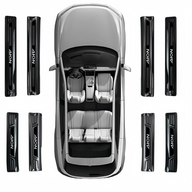 Stainless Steel Door & Trunk Sill Protector for Aion UT/RT/V - NICE EVS
