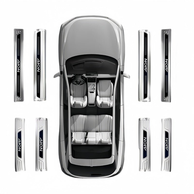 Stainless Steel Door & Trunk Sill Protector for Aion UT/RT/V - NICE EVS