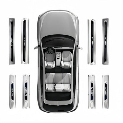 Stainless Steel Door & Trunk Sill Protector for Aion UT/RT/V - NICE EVS