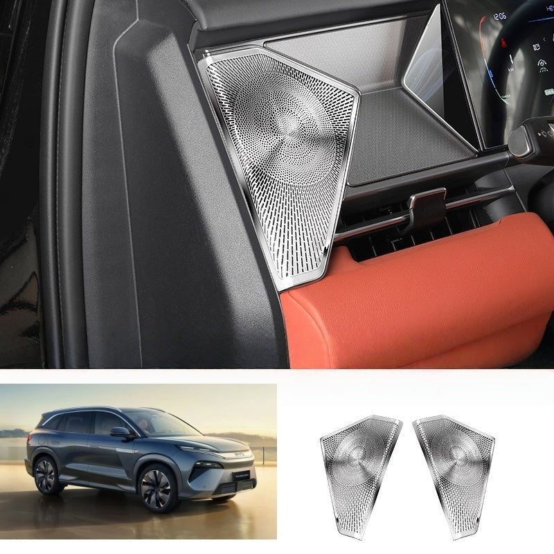 Stainless Steel Speaker Grill Cover Protector for BYD Sealion 8 / ATTO 8 - NICE EVS