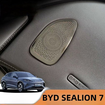 Stainless Steel Under-Seat Air Vent Covers for BYD Sealion 7 - NICE EVS