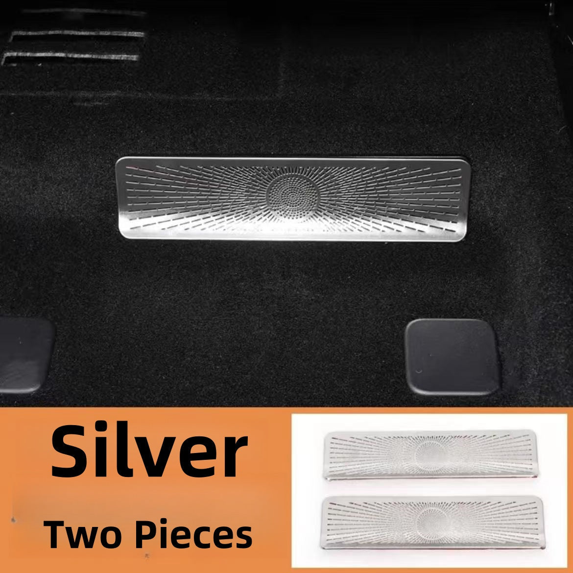 Stainless Steel Under-Seat Air Vent Covers for BYD Sealion 7 - NICE EVS