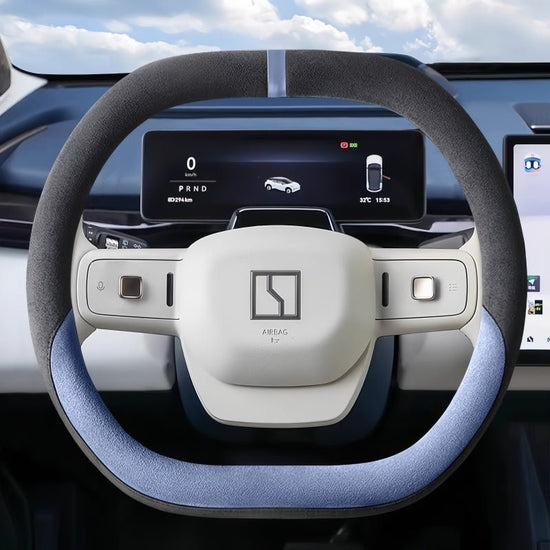 Steering Wheel Cover Suede for ZEEKR 7X & 7GT | Direct Fit & Non‑Slip ...