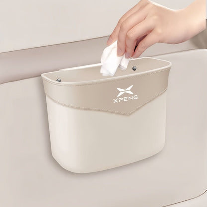 Suede Edge Car Waste Bin Hanging Organiser for XPeng - NICE EVS