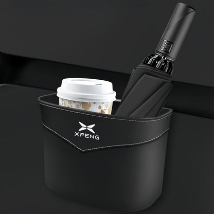 Suede Edge Car Waste Bin Hanging Organiser for XPeng - NICE EVS