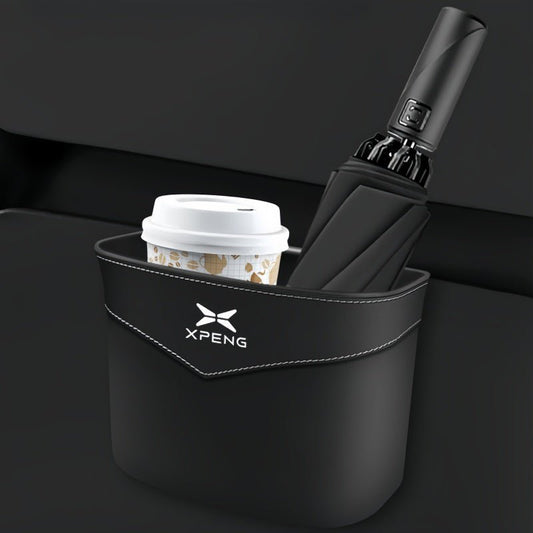 Suede Edge Car Waste Bin Hanging Organiser for XPeng - NICE EVS