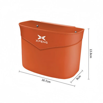Suede Edge Car Waste Bin Hanging Organiser for XPeng - NICE EVS
