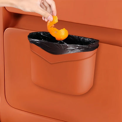 Suede Edge Car Waste Bin Hanging Organiser for XPeng - NICE EVS