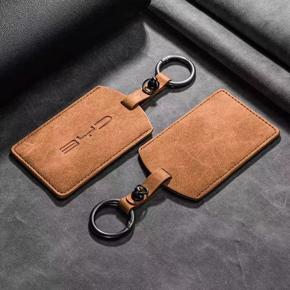 Suede NFC Card Key Cover Case for BYD EV Card Key - NICE EVS