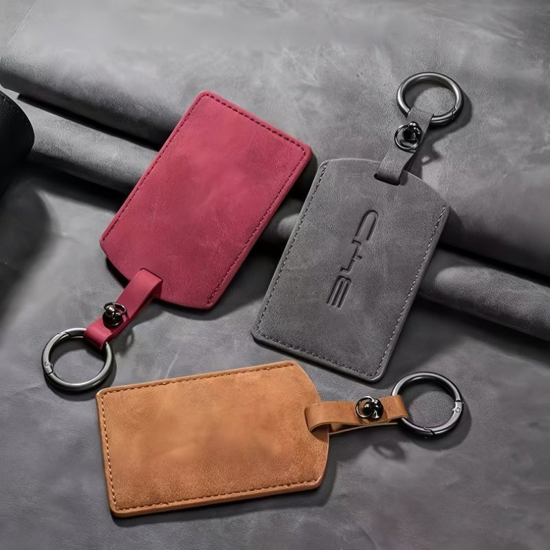 Suede NFC Card Key Cover Case for BYD EV Card Key - NICE EVS