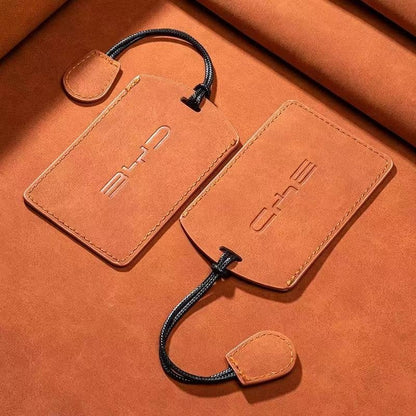 Suede NFC Card Key Cover Case for BYD EV Card Key - NICE EVS