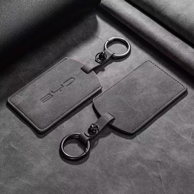 Suede NFC Card Key Cover Case for BYD EV Card Key - NICE EVS