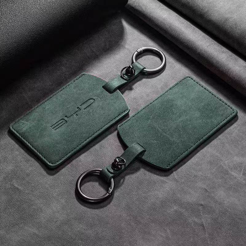 Suede NFC Card Key Cover Case for BYD EV Card Key - NICE EVS