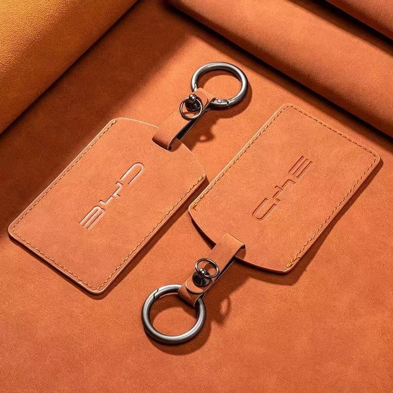 Suede NFC Card Key Cover Case for BYD EV Card Key - NICE EVS