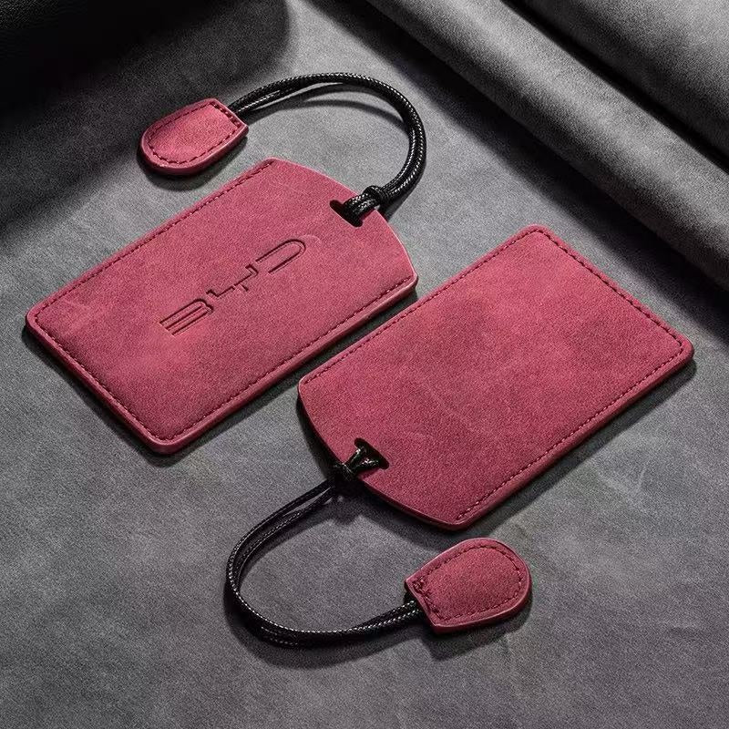 Suede NFC Card Key Cover Case for BYD EV Card Key - NICE EVS