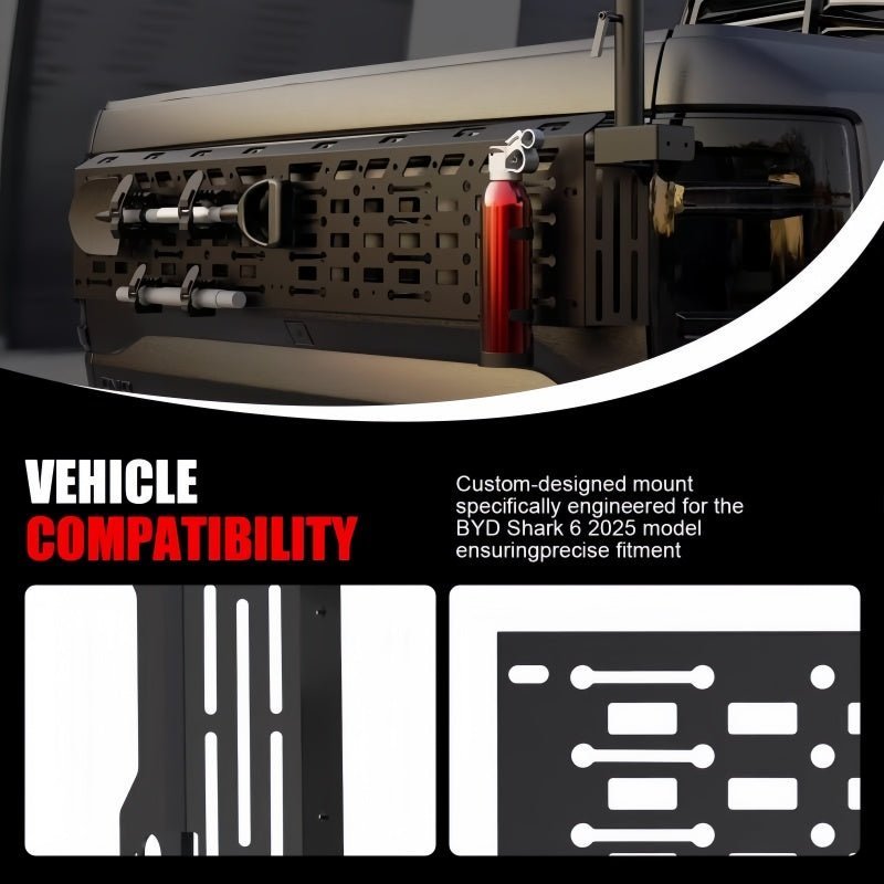 Tailgate & Side Expansion Panel Storage Rack for BYD Shark 6 - NICE EVS