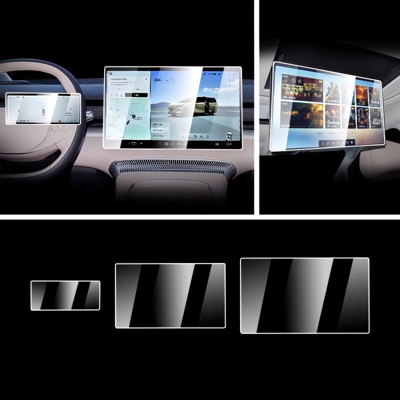 Tempered Glass Display Guard for 2024-2026 XPENG X9 Screens - NICE EVS