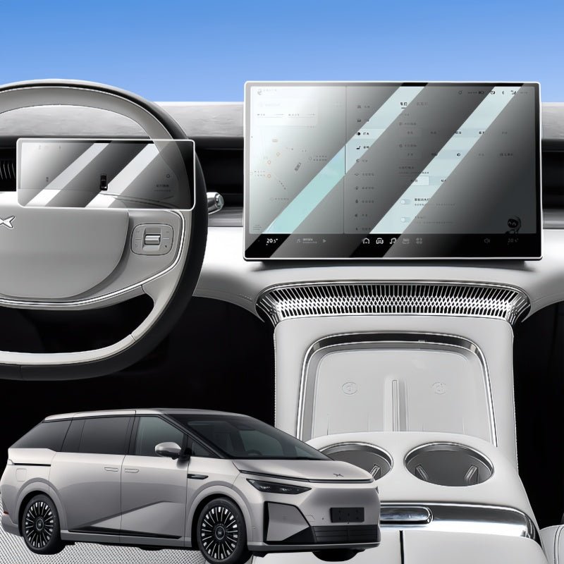 Tempered Glass Display Guard for 2024-2026 XPENG X9 Screens - NICE EVS