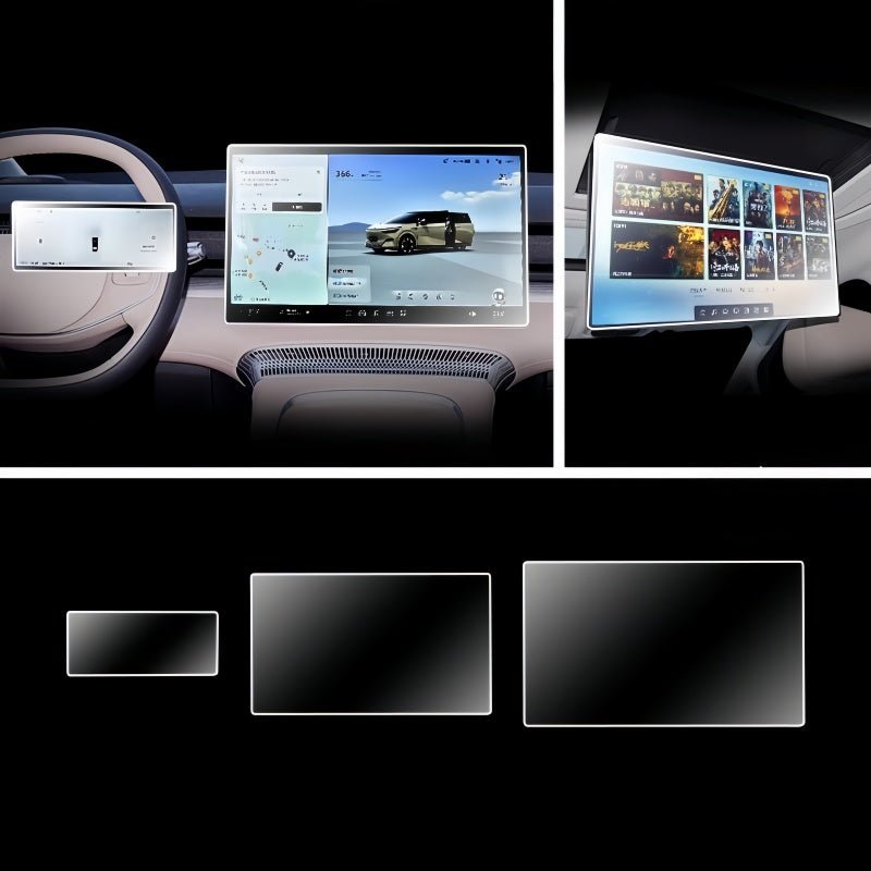 Tempered Glass Display Guard for 2024-2026 XPENG X9 Screens - NICE EVS