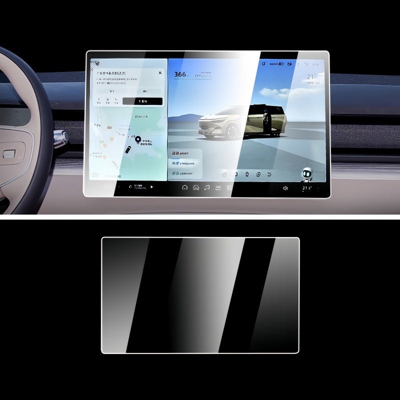 Tempered Glass Display Guard for 2024-2026 XPENG X9 Screens - NICE EVS