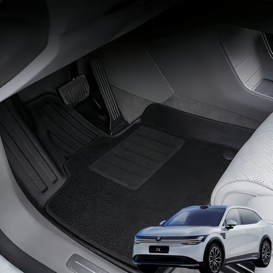 TPE + Faux Cashmere Floor Mats for Zeekr 7X - NICE EVS
