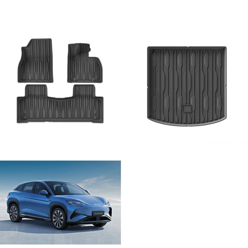 TPE Floor MATS & Trunk & Frunk MATS for BYD Sealion 7 - NICE EVS