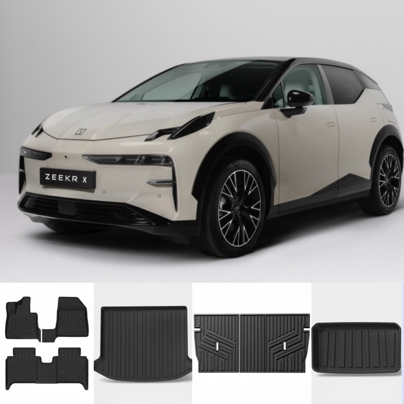 TPE Floor MATS & Trunk & Frunk MATS for ZEEKR X - NICE EVS