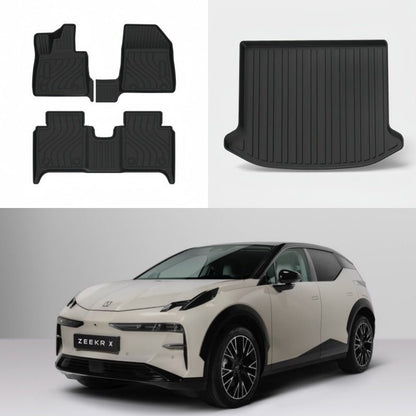 TPE Floor MATS & Trunk & Frunk MATS for ZEEKR X - NICE EVS