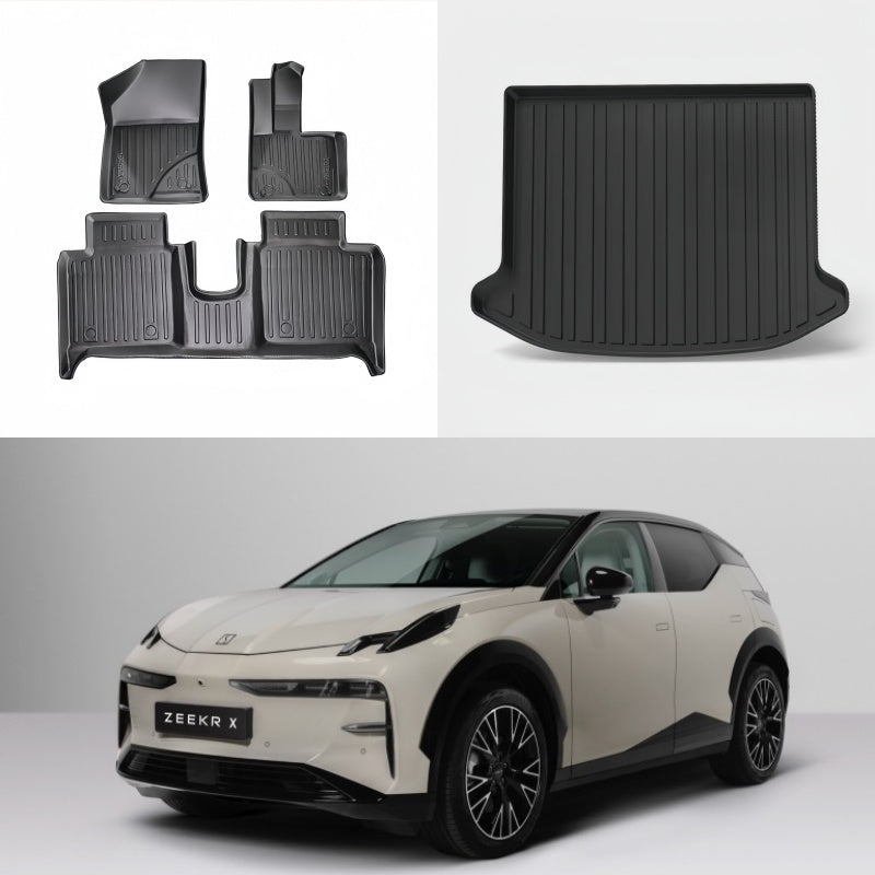 TPE Floor MATS & Trunk & Frunk MATS for ZEEKR X - NICE EVS