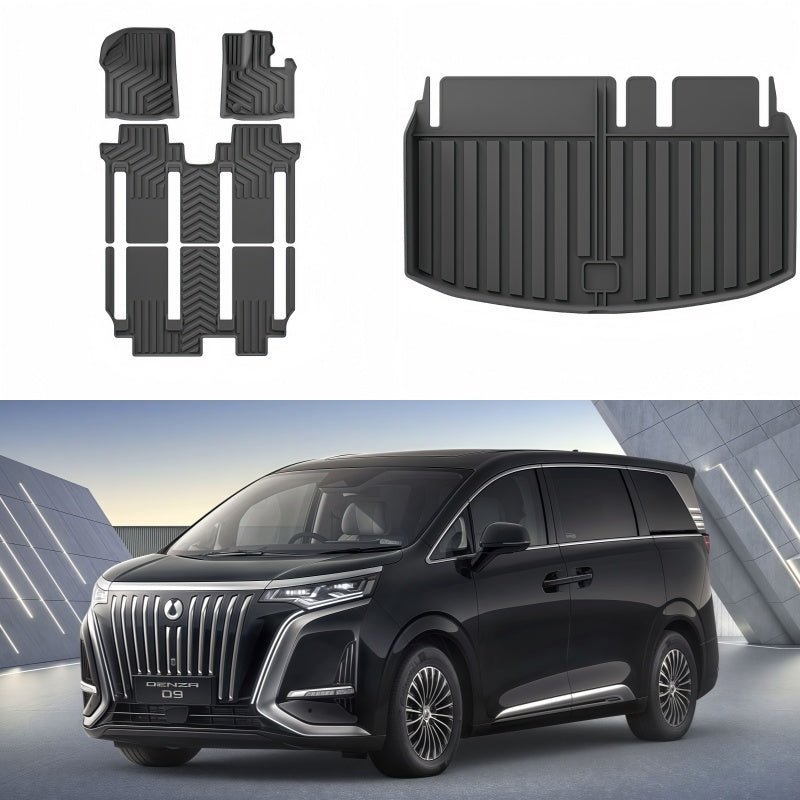TPE Floor Mats & Trunk Mat for BYD Denza D9 - NICE EVS