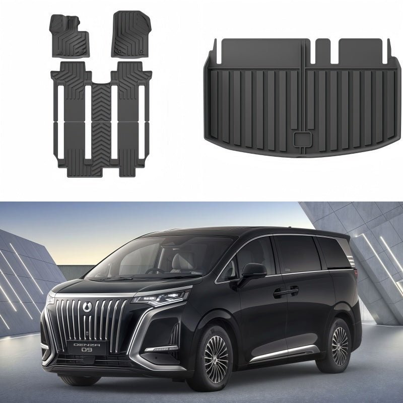 TPE Floor Mats & Trunk Mat for BYD Denza D9 - NICE EVS