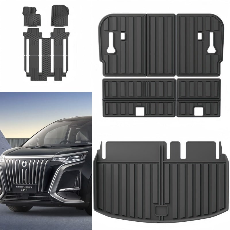 TPE Floor Mats & Trunk Mat for BYD Denza D9 - NICE EVS