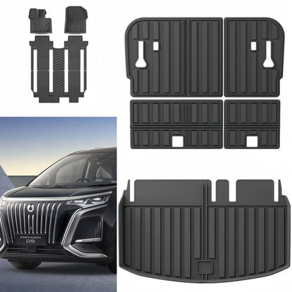 TPE Floor Mats & Trunk Mat for BYD Denza D9 - NICE EVS