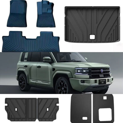 TPE Floor Mats & Trunk Mat for BYD FangChengBao Leopard 5 & Denza B5 - NICE EVS