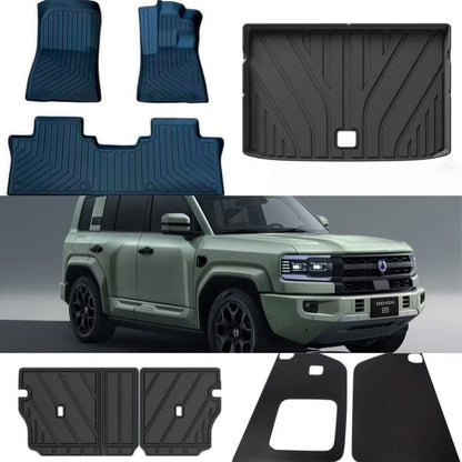 TPE Floor Mats & Trunk Mat for BYD FangChengBao Leopard 5 & Denza B5 - NICE EVS