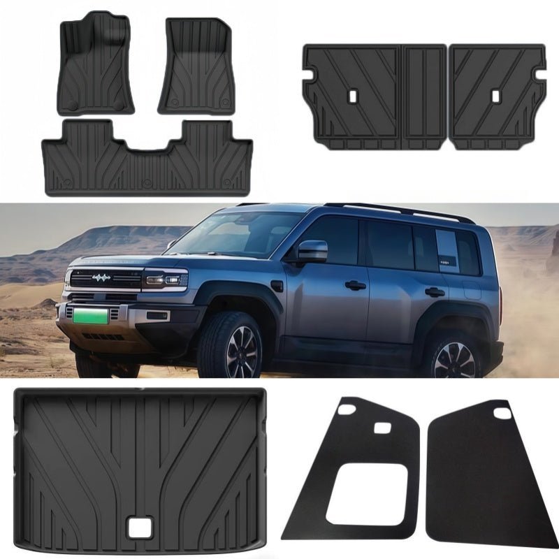 TPE Floor Mats & Trunk Mat for BYD FangChengBao Leopard 5 & Denza B5 - NICE EVS