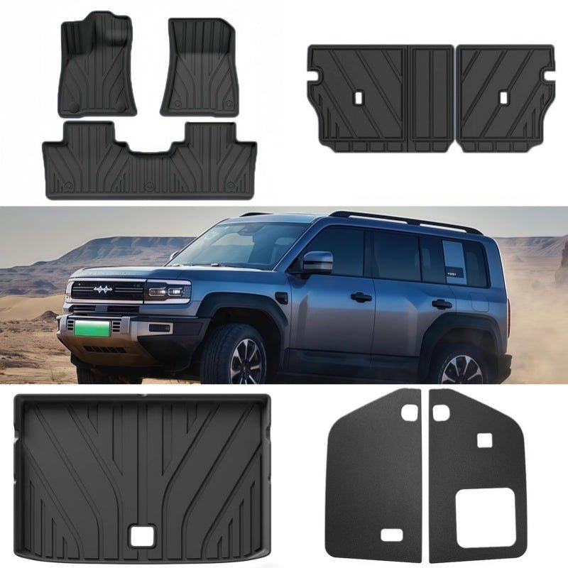 TPE Floor Mats & Trunk Mat for BYD FangChengBao Leopard 5 & Denza B5 - NICE EVS