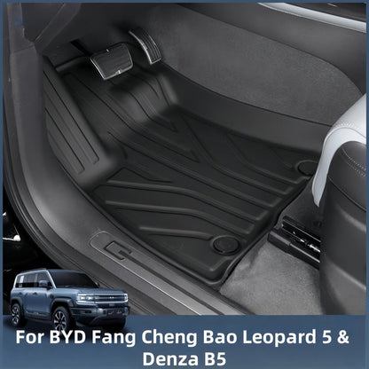 TPE Floor Mats & Trunk Mat for BYD FangChengBao Leopard 5 & Denza B5 - NICE EVS