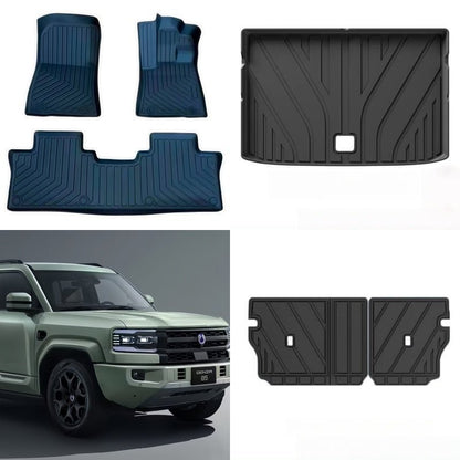 TPE Floor Mats & Trunk Mat for BYD FangChengBao Leopard 5 & Denza B5 - NICE EVS