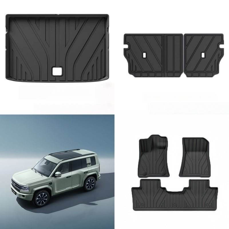 TPE Floor Mats & Trunk Mat for BYD FangChengBao Leopard 5 & Denza B5 - NICE EVS