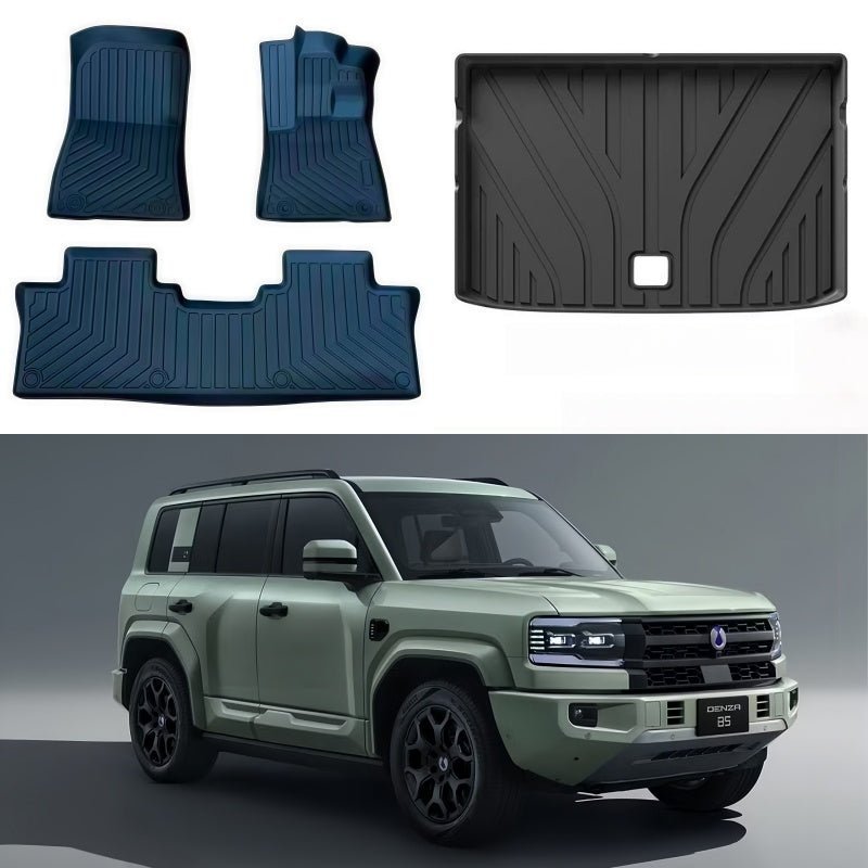 TPE Floor Mats & Trunk Mat for BYD FangChengBao Leopard 5 & Denza B5 - NICE EVS
