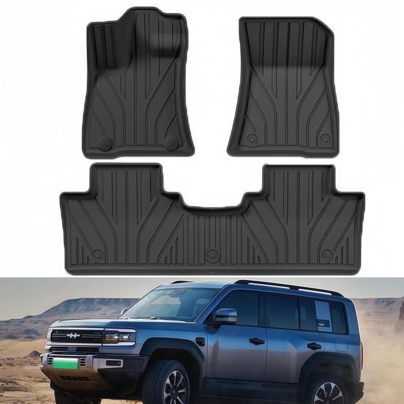 TPE Floor Mats & Trunk Mat for BYD FangChengBao Leopard 5 & Denza B5 - NICE EVS