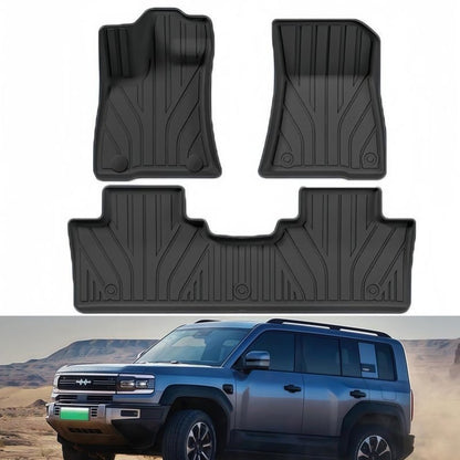 TPE Floor Mats & Trunk Mat for BYD FangChengBao Leopard 5 & Denza B5 - NICE EVS