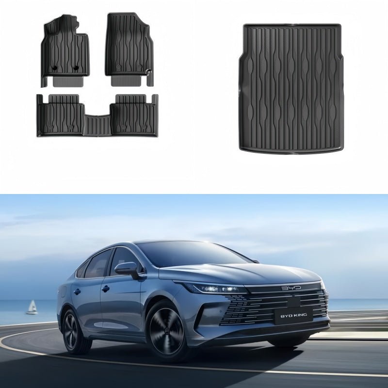 TPE Floor Mats & Trunk Mat for BYD King/Seal 05 DM-i - NICE EVS