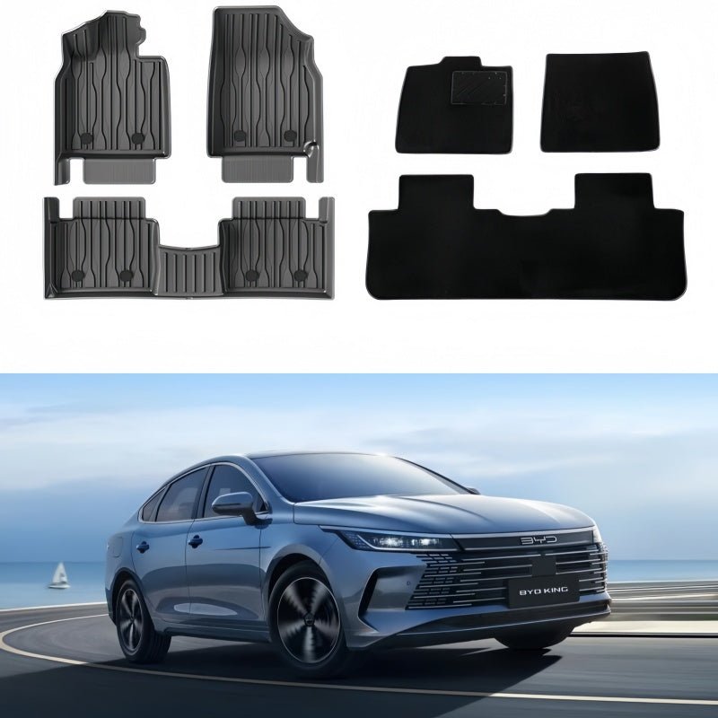 TPE Floor Mats & Trunk Mat for BYD King/Seal 05 DM-i - NICE EVS