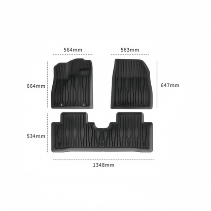TPE Floor Mats & Trunk Mat for BYD Sealion 5 DM-i - NICE EVS